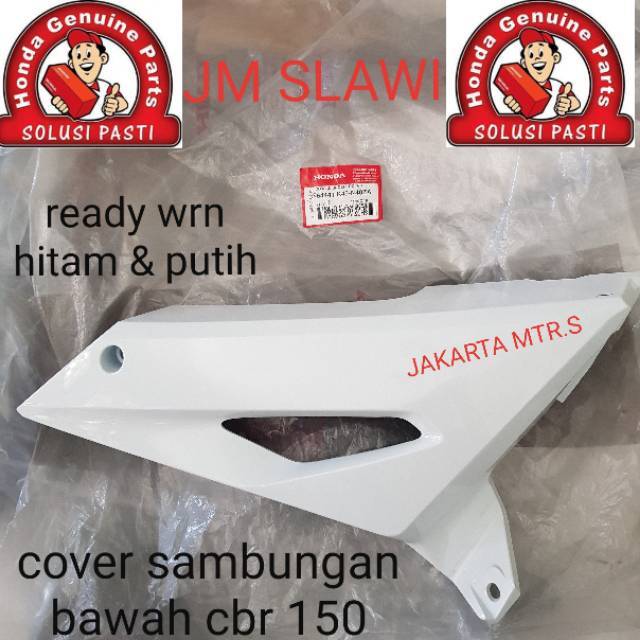 cowl L under cowl R under cover bawah cbr 150 led k45G ready hitam putih ori honda ahm