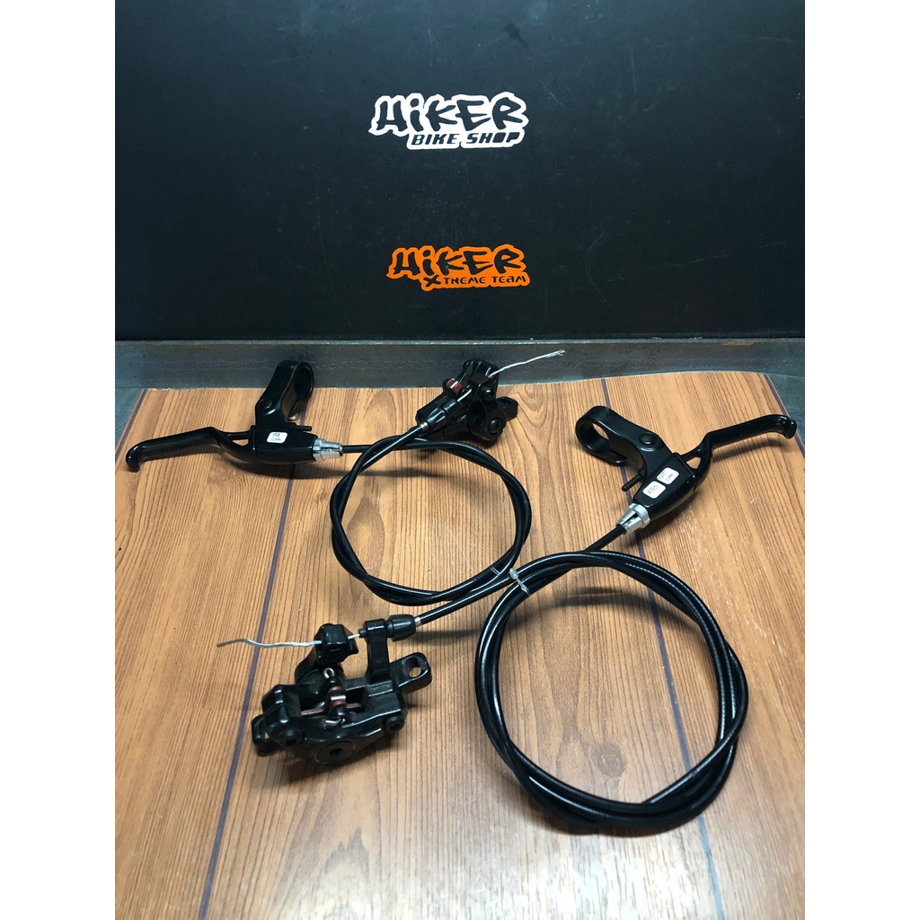 brake set mekanik mtb seli sepeda lipat no merk bekas