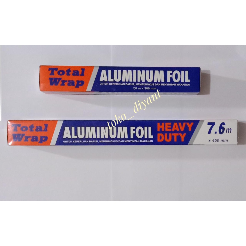 Aluminum Foil - Total Wrap - membungkus dan menyimpan makanan