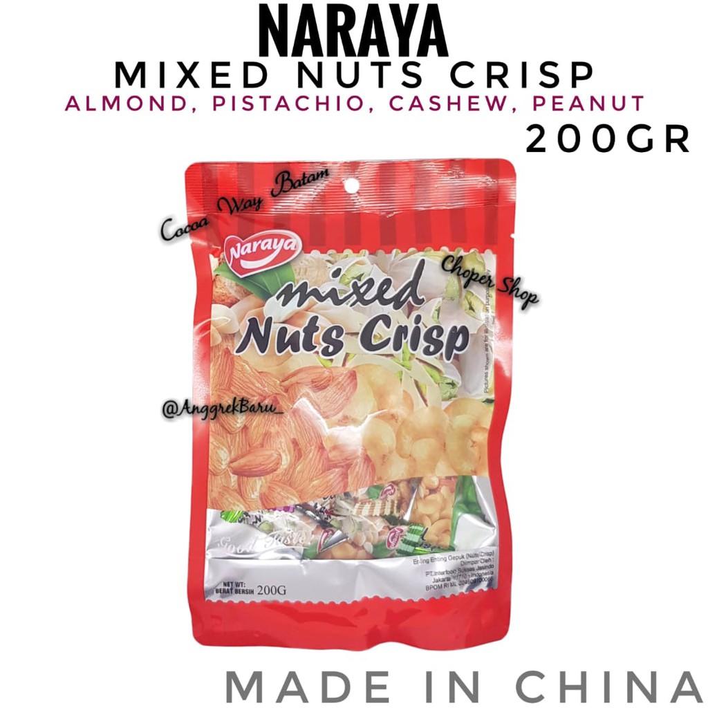 

Naraya Mixed Nut Crisp Candy 200gram