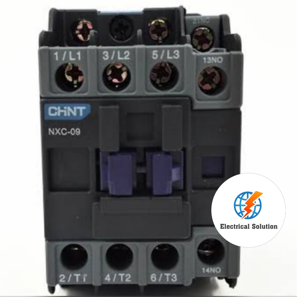 CONTACTOR CHINT NXC-09 4KW 3PHASE 220V