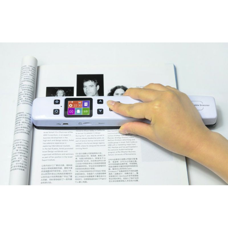 Portable Full Color Scanner 1050DPI with LCD Screen