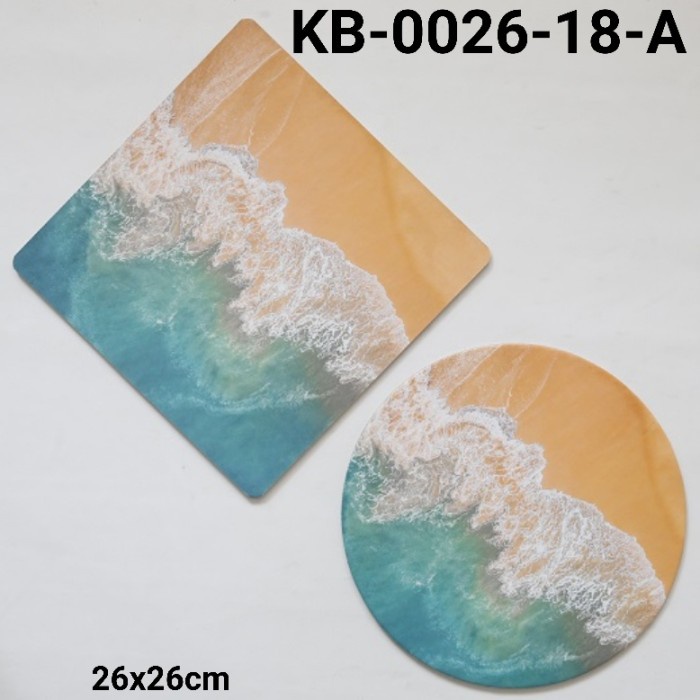 

GR-KB-0026-18 CAKE BOARD ALAS KUE KOTAK BULAT 26CM LAUT PANTAI KERANG PROMO TERBARU