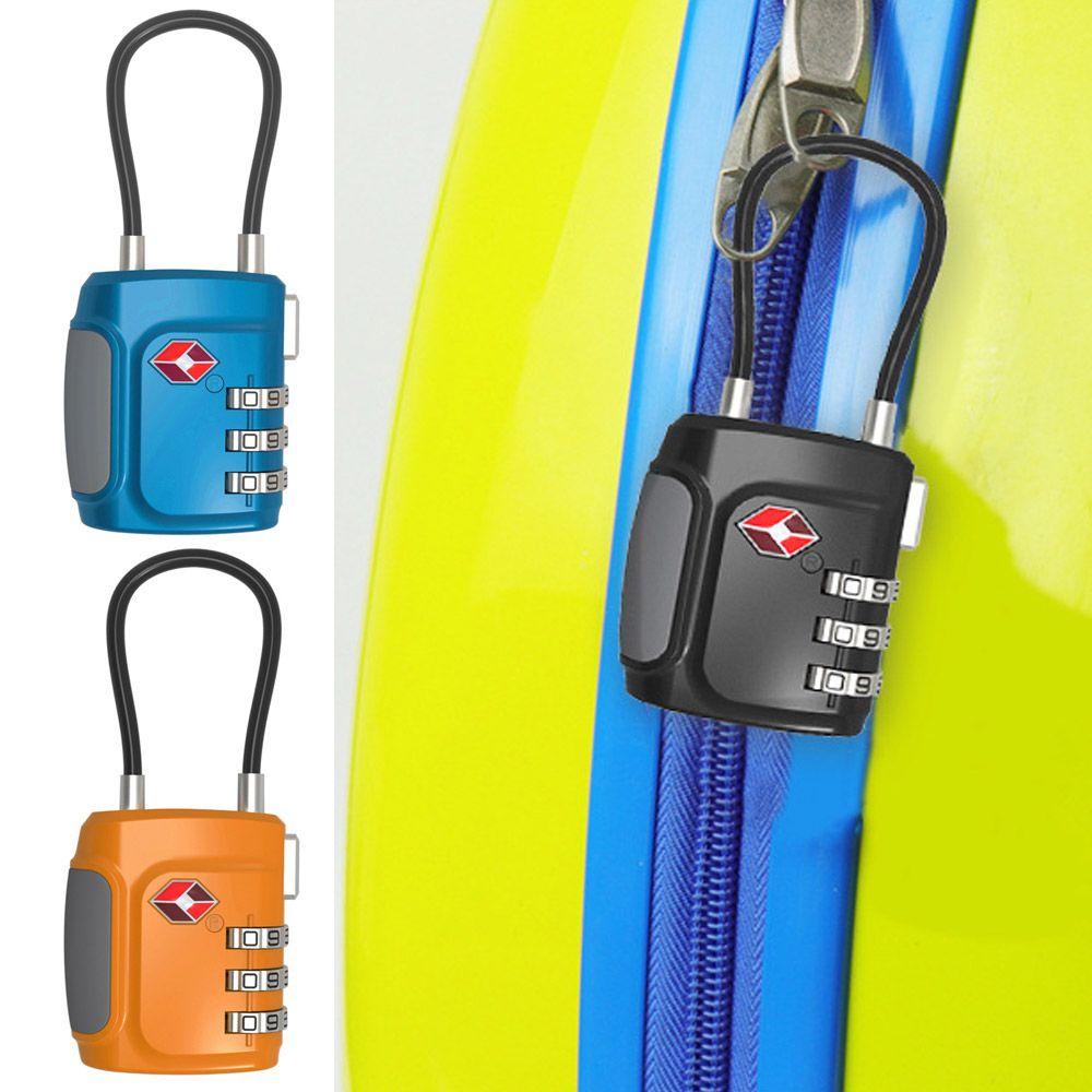 Suyo TSA Customs Lock Padlock Gembok Anti Maling Kunci Koper 3kunci Kombinasi Digit Dial