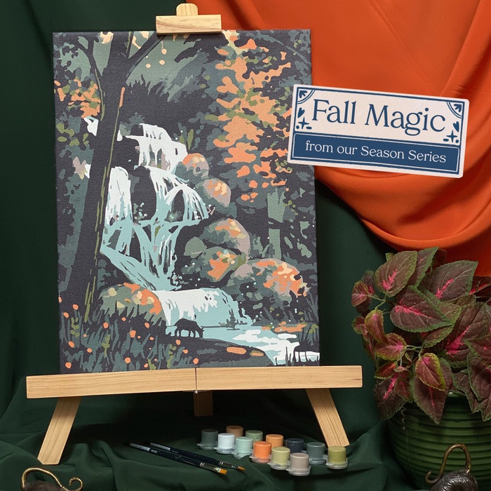 

(DISKON TERMURAH) Paint By Number Bartega - Fall Magic (Season Series) - With Easel