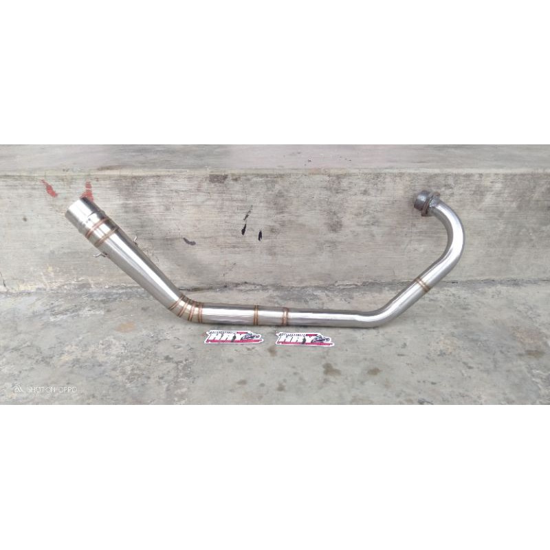HEADER LEHER PIPA KNALPOT SATRIA FU UNDERBONE ROAD RACE