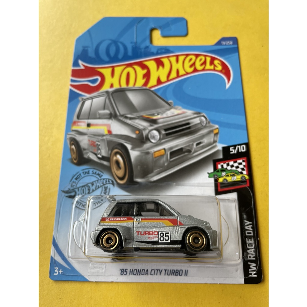 HOT WHEELS HOTWHEELS 85 HONDA CITY TURBO II ABU HW RACE DAY DIECAST MINIATUR MOBIL MAINAN MOBILAN