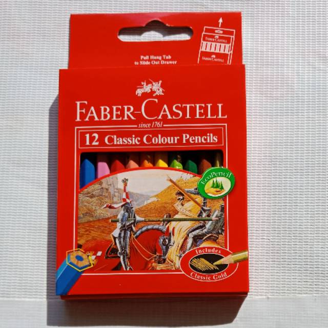 

Pensil warna faber castle 12w pendek