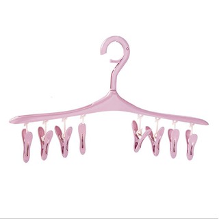 Gantungan Baju Jepit Jepitan 8 in 1 Hanger Jemuran Pakaian Gantungan Baju Jepit Jepitan 8 in 1 Hanger Jemuran Pakaian