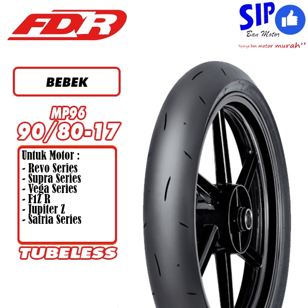 Ban motor bebek Soft Compound FDR Sport MP96 90 80 17 Tubeless