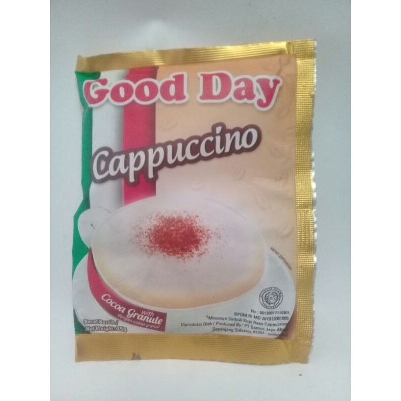 

GOOD DAY CAPPUCINO 25 gr.