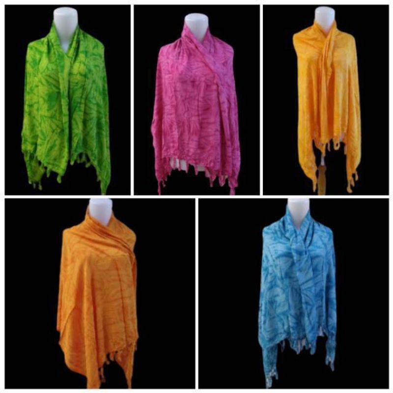 Sale Murah kain pantai Bali motif pecah seribu cerah batik wanita