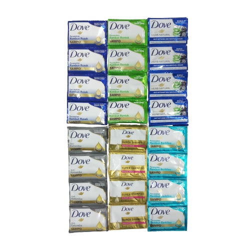 DOVE SHAMPOO SACHET 6X9ML/centraltrenggalek