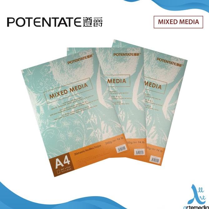 

Kertas Gambar Potentate A4 Mix Media Sketch Pad