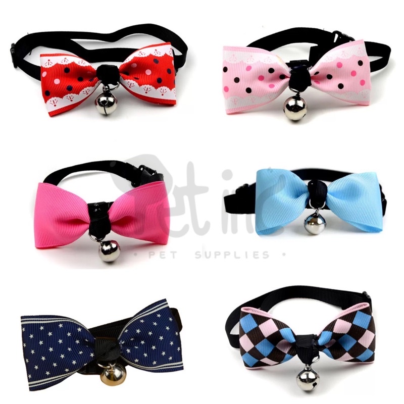 Pet bow collar necklace