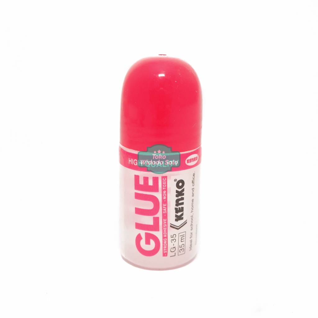 

1 BUAH Lem Kertas Kenko Glue LG35 35ml Cair Putih Bening Kecil