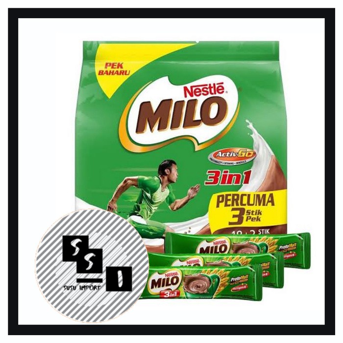 Terbaru Milo 3in1 Malaysia 18+3 Sacset | milo 3 in 1 Malaysia Eksklusif