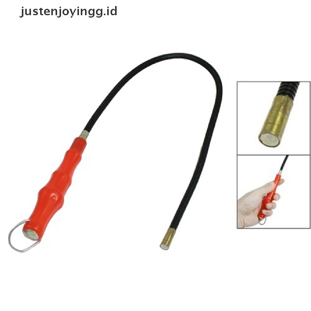 // justenjoyingg.id // Flexible Magnetic Claw Pick Up Tool Picking Up Nut Bolt Extendable Rod 56cm ~