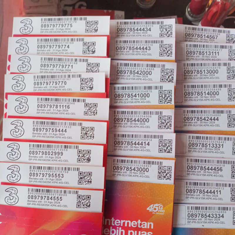 no cantik three 11 digit