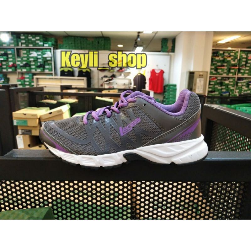Sepatu League Legas Evo LA W Grey Running Shoes Cewe Sneakers Wanita Abu Sport Original Murah Promo