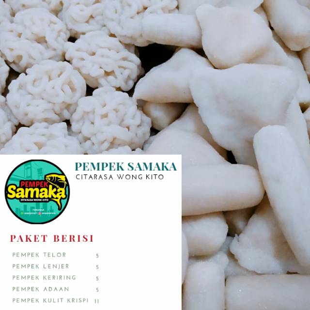 

Pempek Samaka : Pempek Kecil Campur (31 Pcs) + Cuko 250 ml