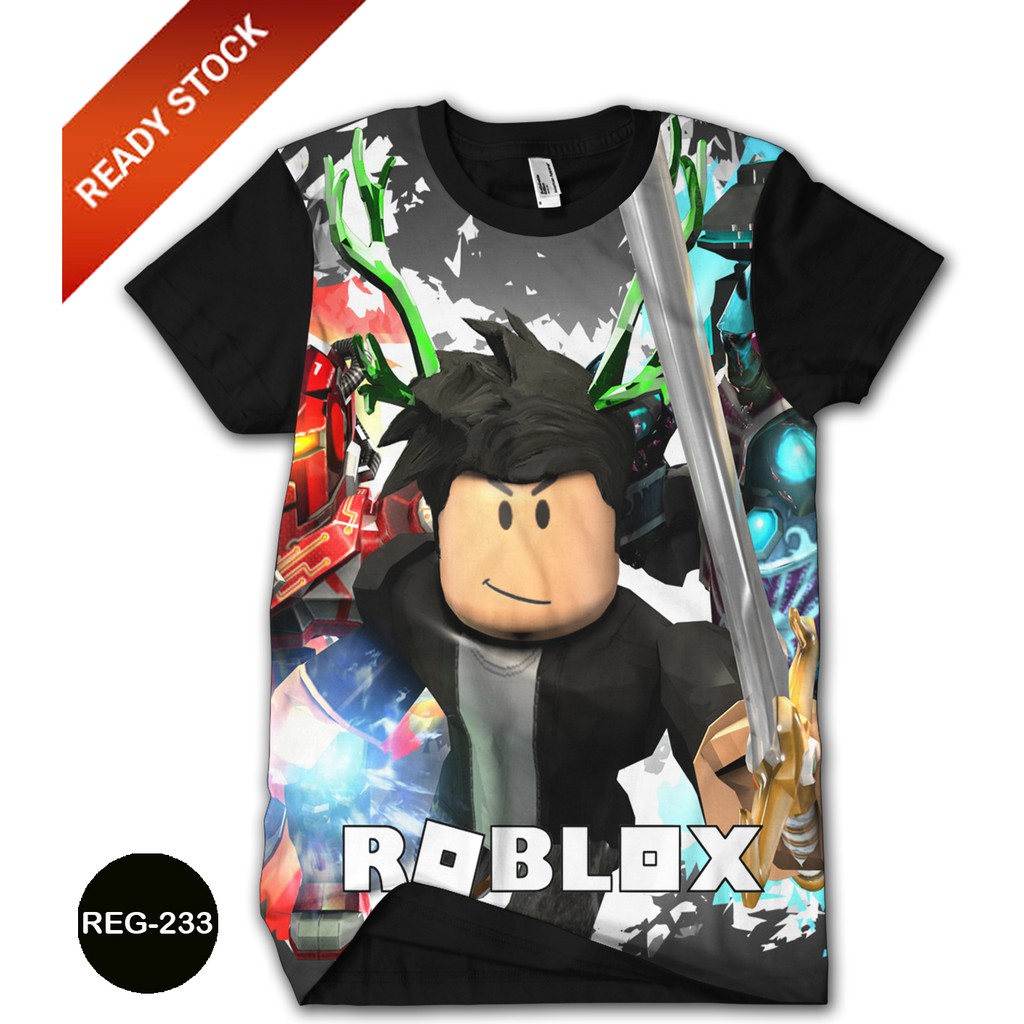 Baju Roblox 3D Baju Anak Laki-Laki dan Perempuan Kaos Dewasa Roblox Game Terlaris #REG-233 Fashion K