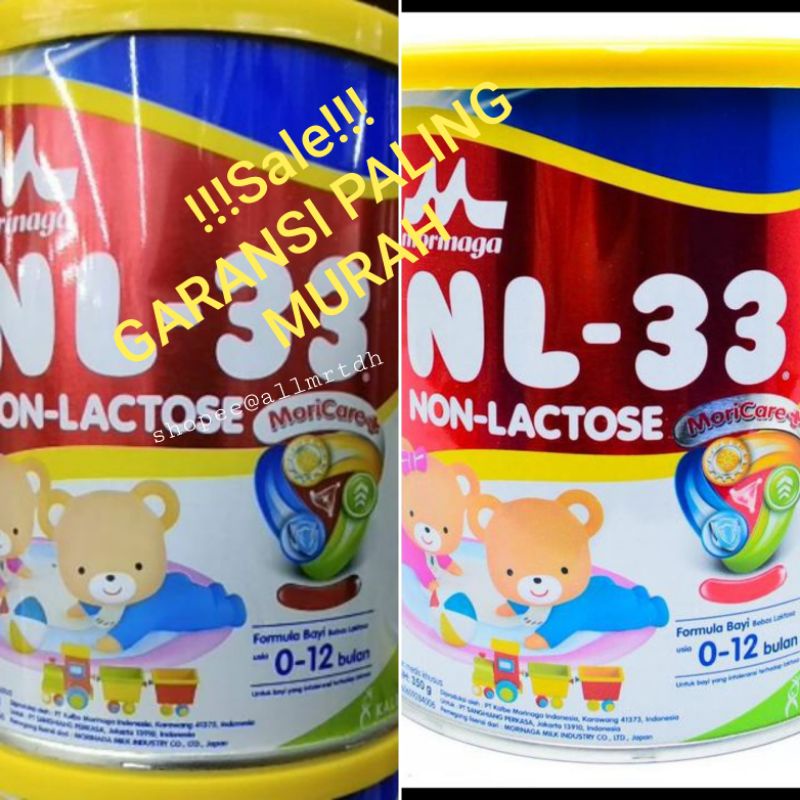 Morinaga NL 33 350gr untuk usia 0-6 bulan