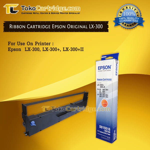 Ribbon Cartridge Original Epson LX300 LX-300 LX-300+ LX-300