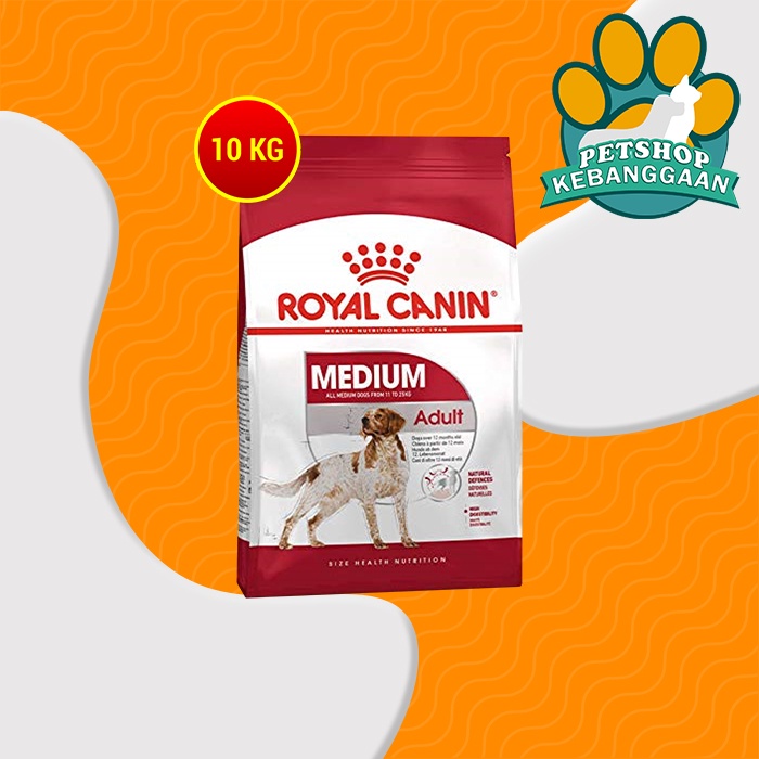 Makanan Anjing Dewasa Royal Canin Medium Adult 10 kg Dogfood