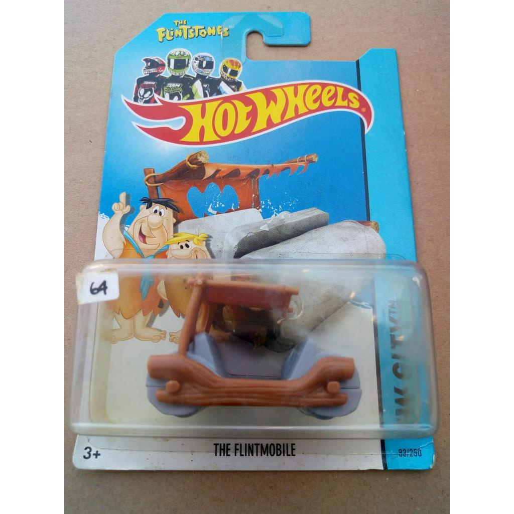 Hot Wheels -  The Flintmobile Grey The Flintstones HW City