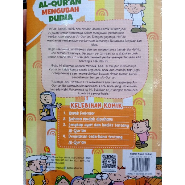 Buku Cerita Anak Alquran Mengubah Dunia / Komik anak