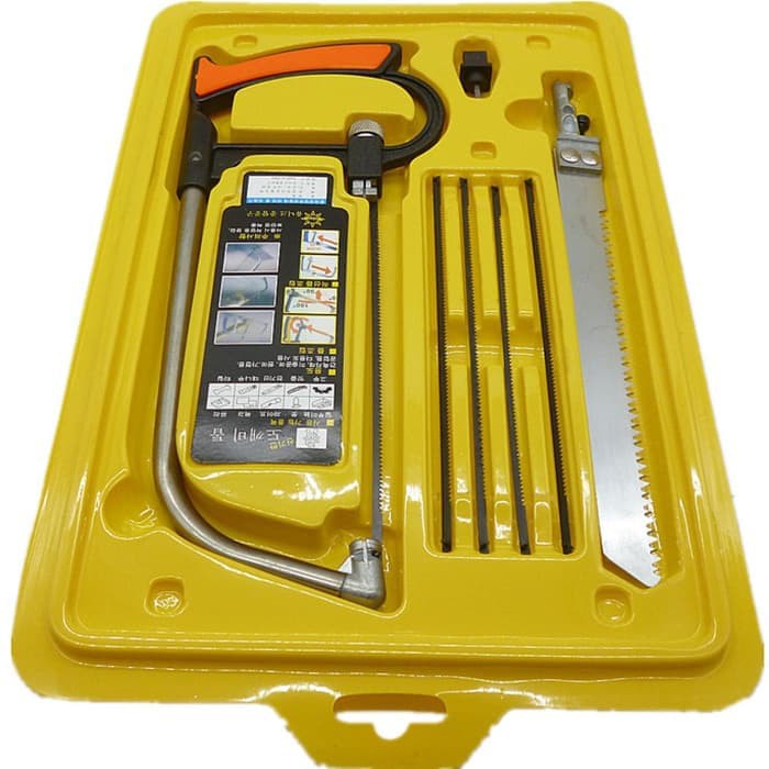 Gergaji Platinum Besi Metal Pvc Pipa Plastik Saw / Gergaji Multifungsi Set 3 Way Blade Magic Saw-1