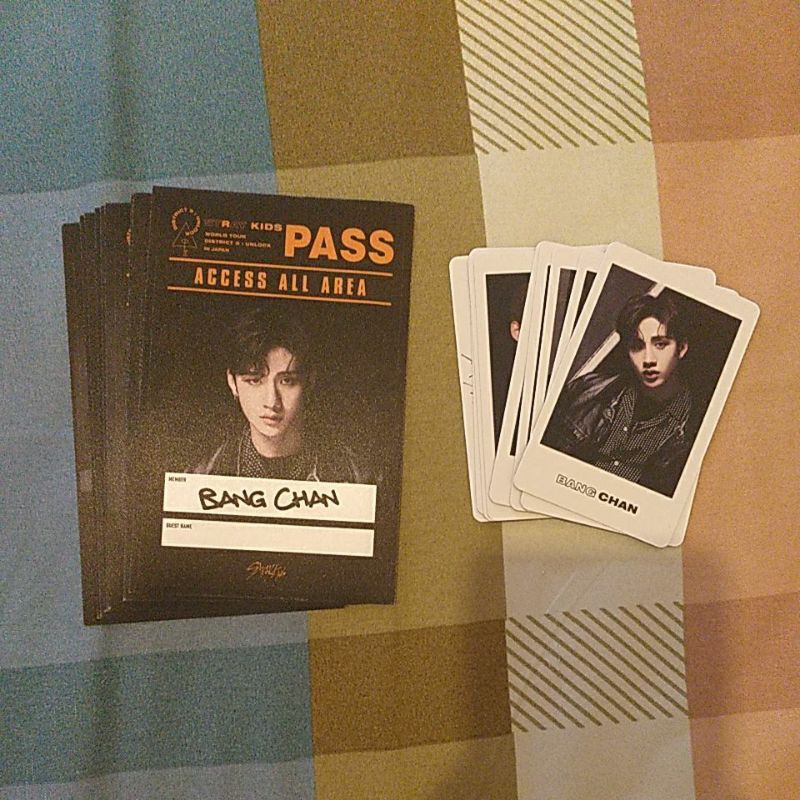 Official Stray Kids District 9 - Unlock Japan Photocard Sticker Set