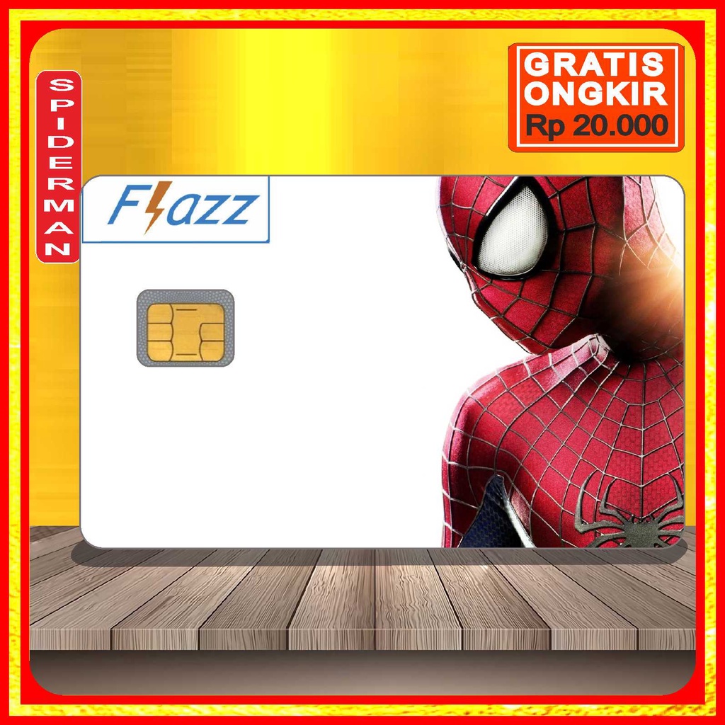 

Stiker Skin Kartu atm Card Card Spiderman