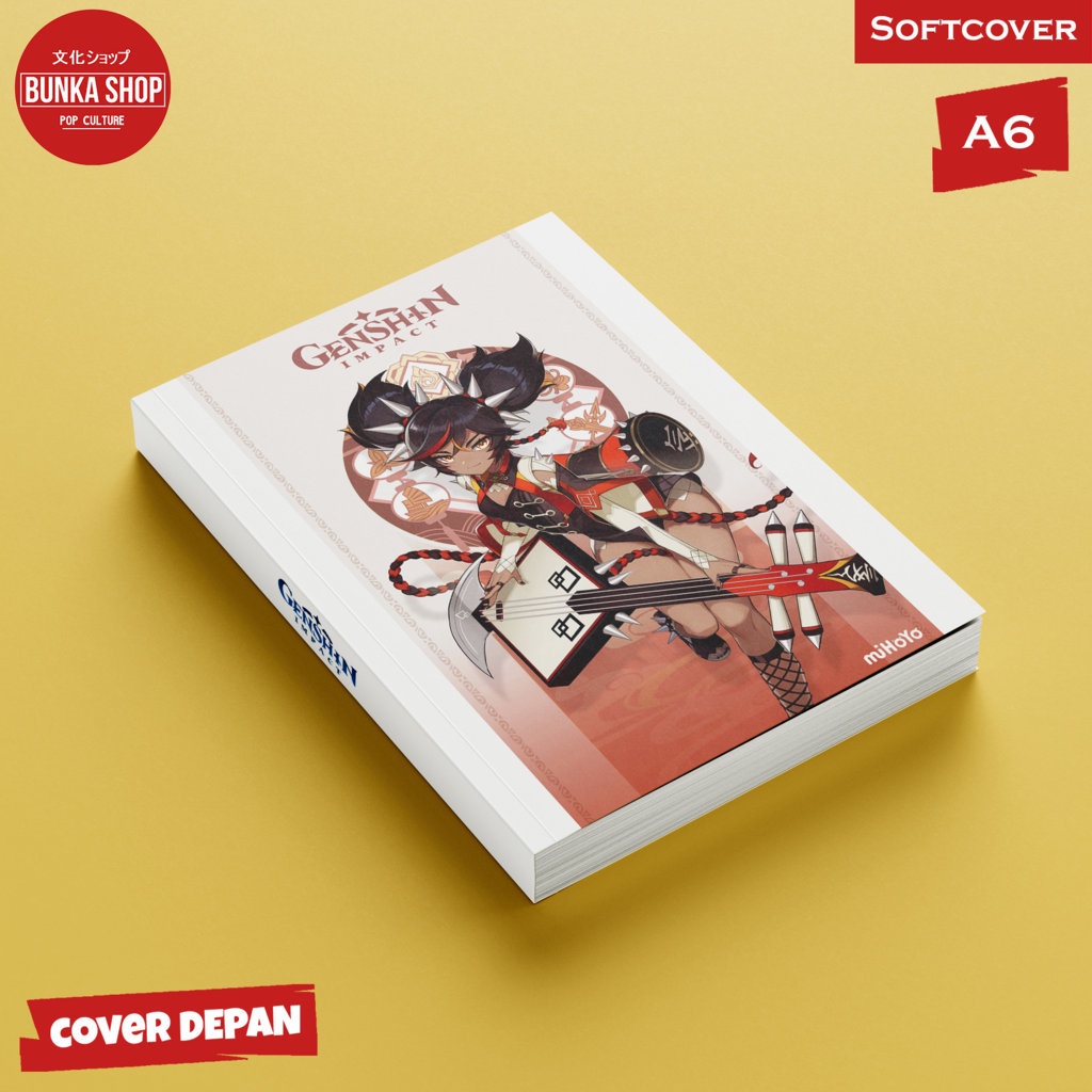 

Pocket Note Game Genshin Impact Xinyan Softcover A6 Buku Tulis Catatan Notes Agenda Planner Jurnal