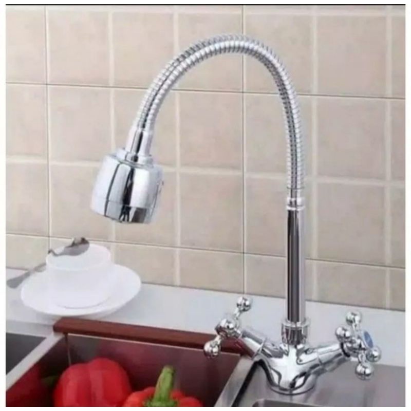 Kran sink flexible panas dingin meja / Kran sink panas dingin / Kran