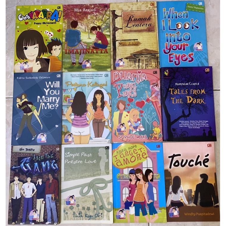Novel Teenlit (Tales from the Dark, Imajinatta, Rumah Lentera, Simple Past Present Love, Cintakadabr