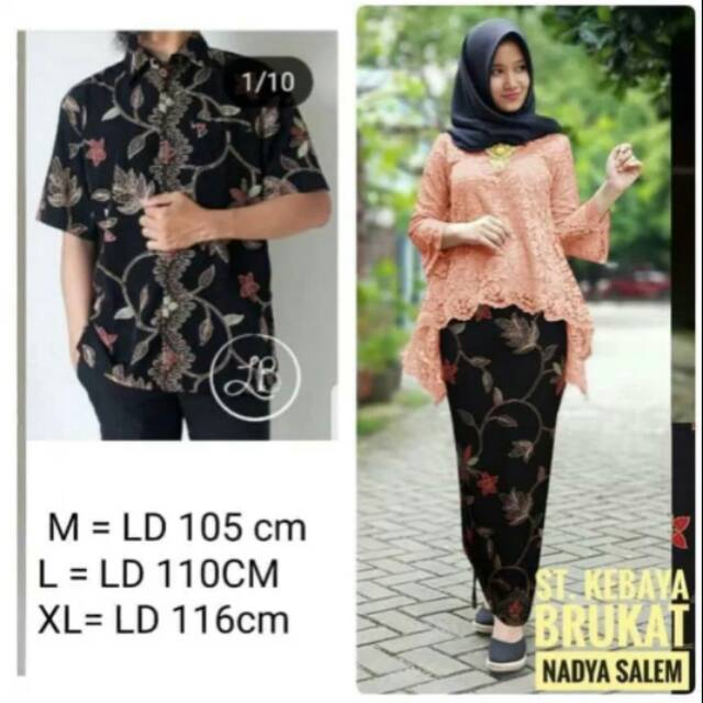 Couple kebaya rinjani kebaya pasangan kebaya kondangan kebaya couple kebaya modern