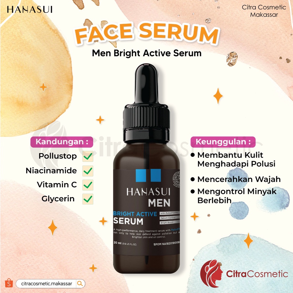 Hanasui Serum  Anti Acne 20 Ml | Gold | Men | Collagen | Vitamin C