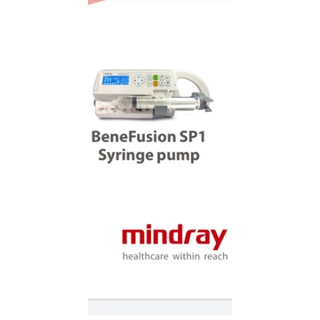 syringe pump mindray