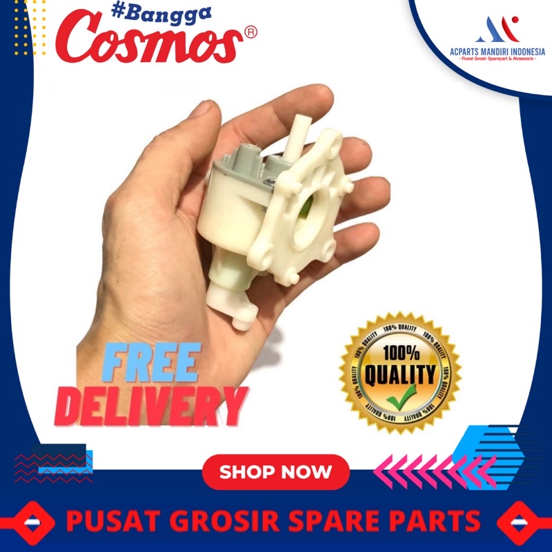 Gearbox rotary putaran kipas angin cosmos original ( putih abu2 )