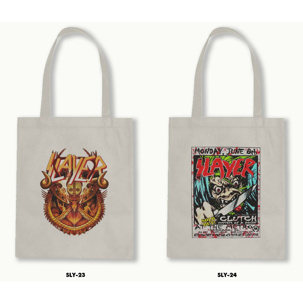 TOTE BAG BLACU - SLAYER .02