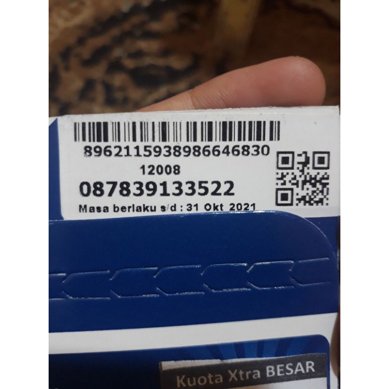 No cantik kartu XL seri segel 8gb 878 391 33 5 22