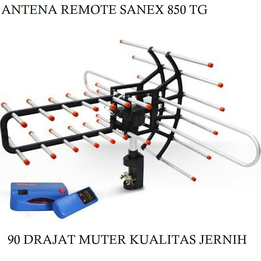 Antena TV Digital SANEX WA 850 TG Outdoor dengan Booster dan Remote-original