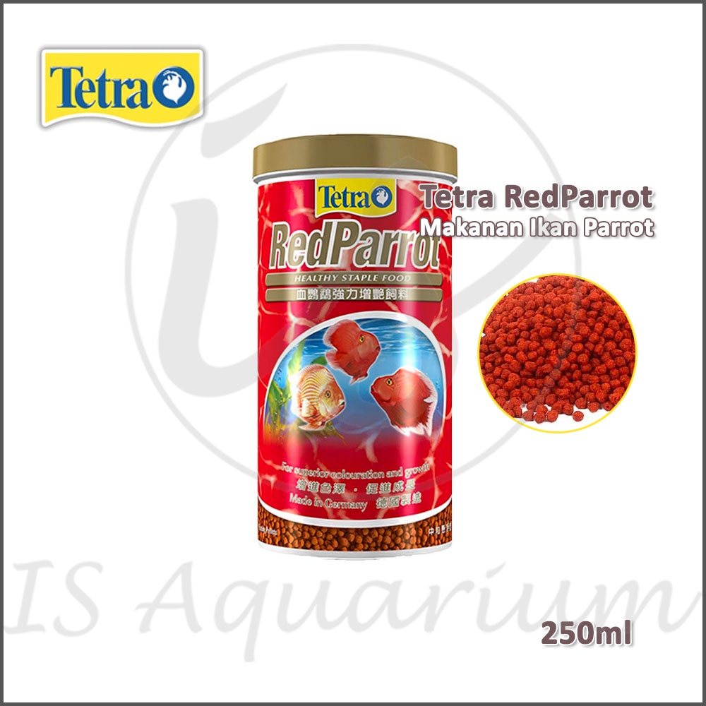 Tetra Red Parrot 250ml Makanan Ikan Pelet RedParrot