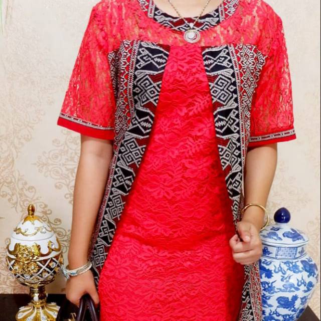 Dress slayer katun mix renda