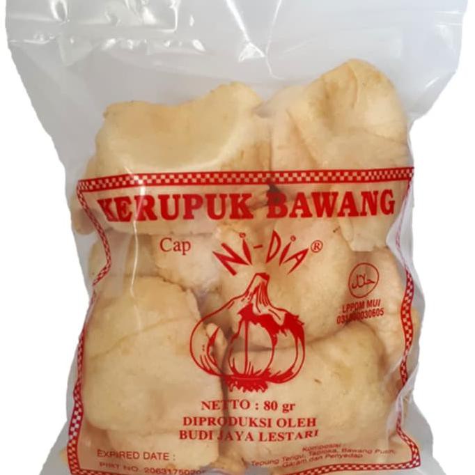 

ITERLARISl Kerupuk Bawang Ni-Dia 80gr #PromoHargaGrosir IBDLl