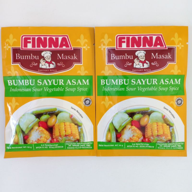 

Bumbu Sayur Asam Finna 50 gram