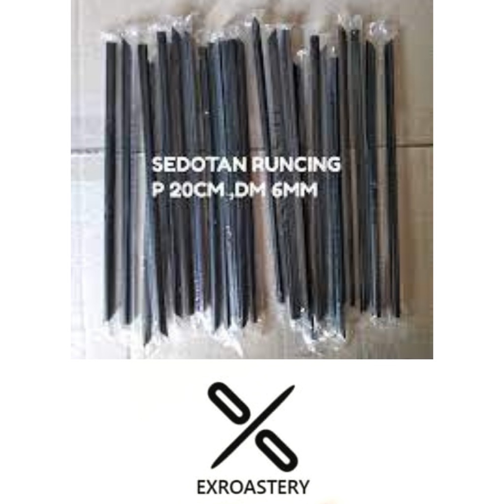 250 pcs Premium Sedotan Steril Hitam Bungkus Kecil 6 mm / Sedotan Plastik Hitam / Sedotan Hitam 6 mm