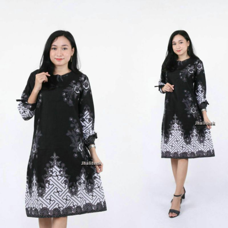 NEW DRESS XXL XXXL XXXXL XXXXXL BATIK WANITA MOTIF BATIK BFJ88Kdrt002